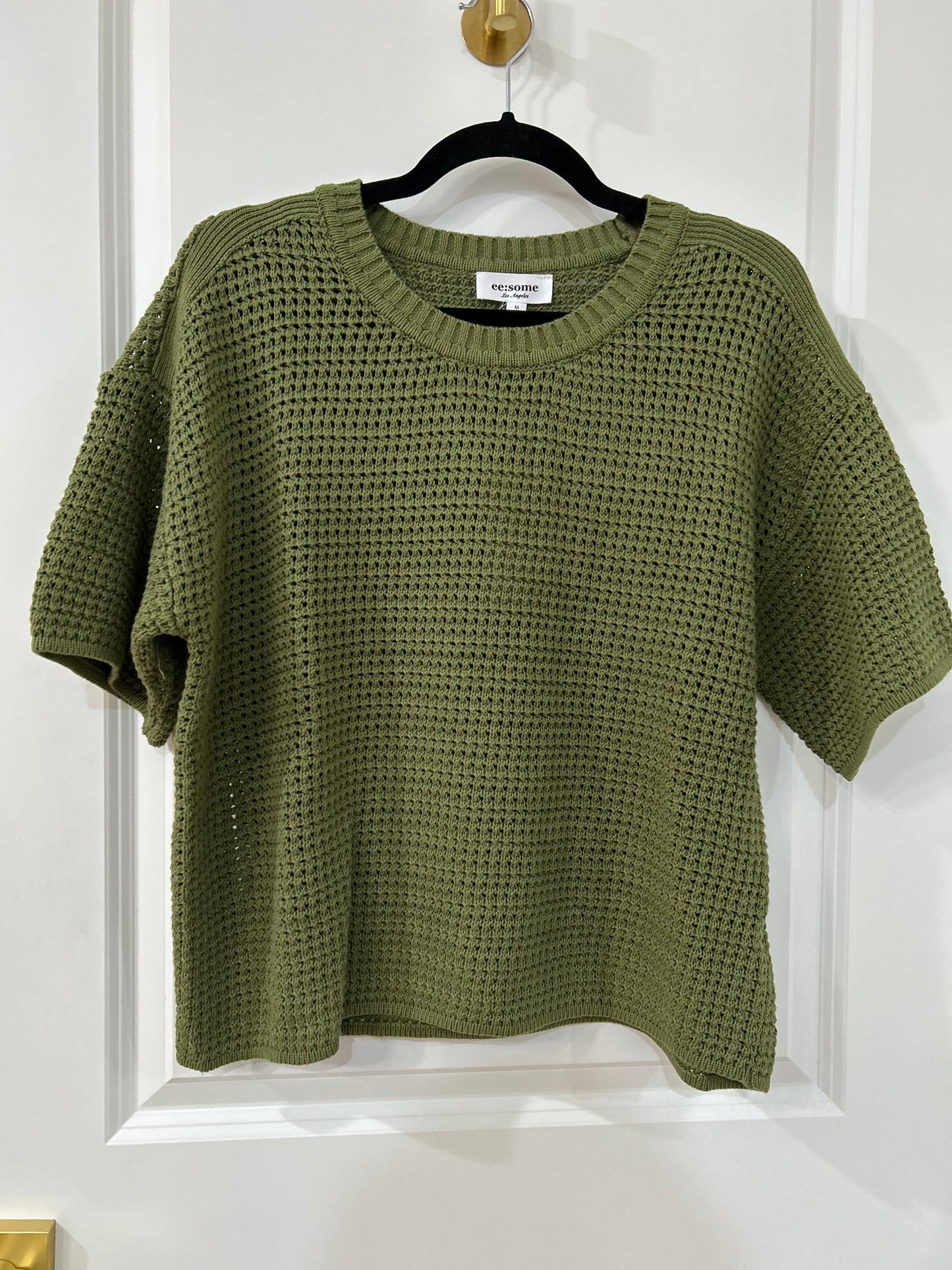waffle knit top (2 colors)