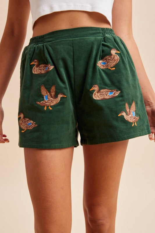 Mallard duck shorts (2) colors