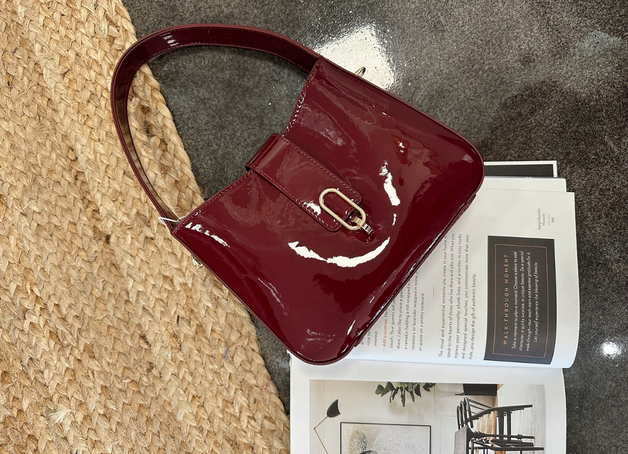 Paige Patent Crossbody