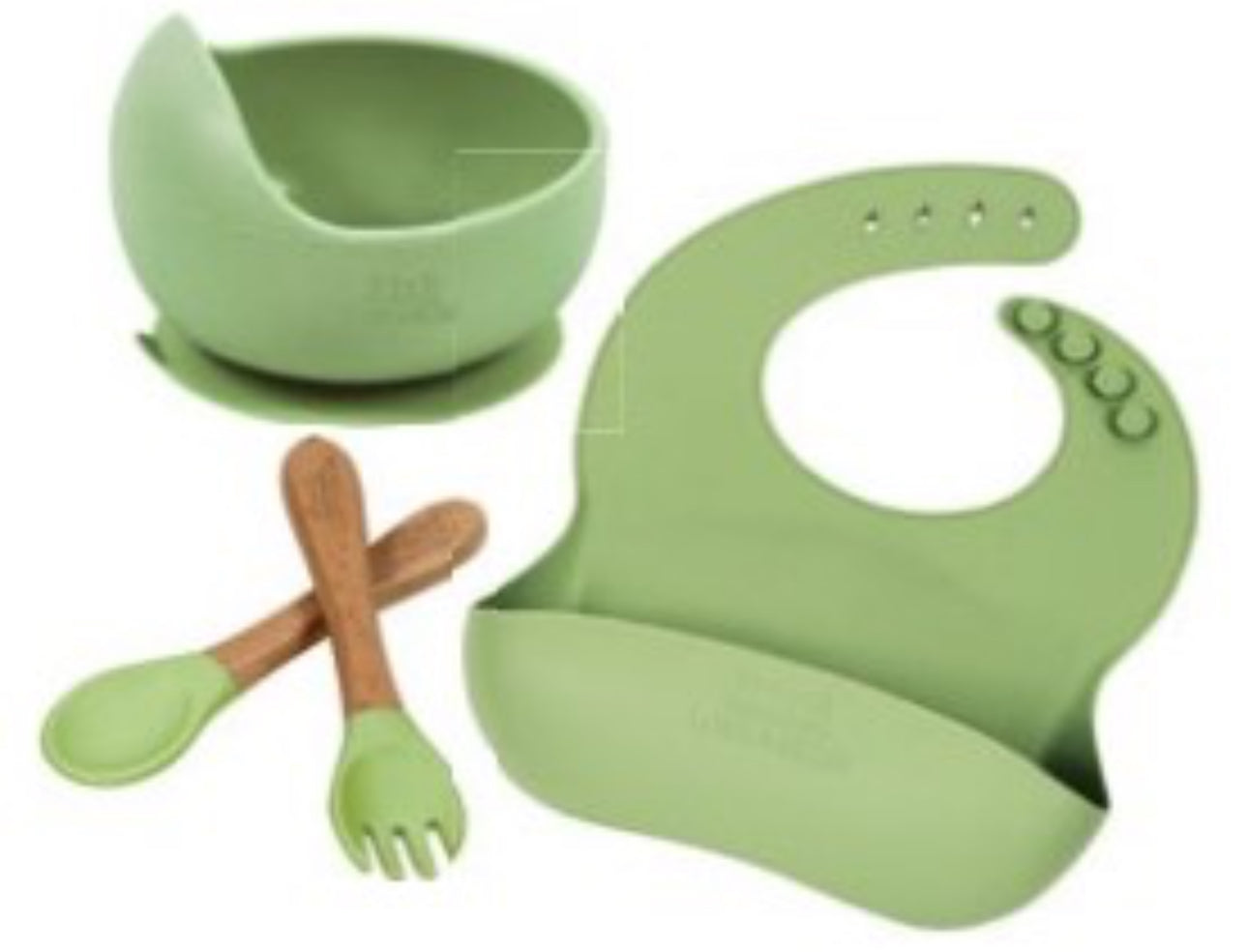 Silicone 4-pc Feeding Set - multiple colors