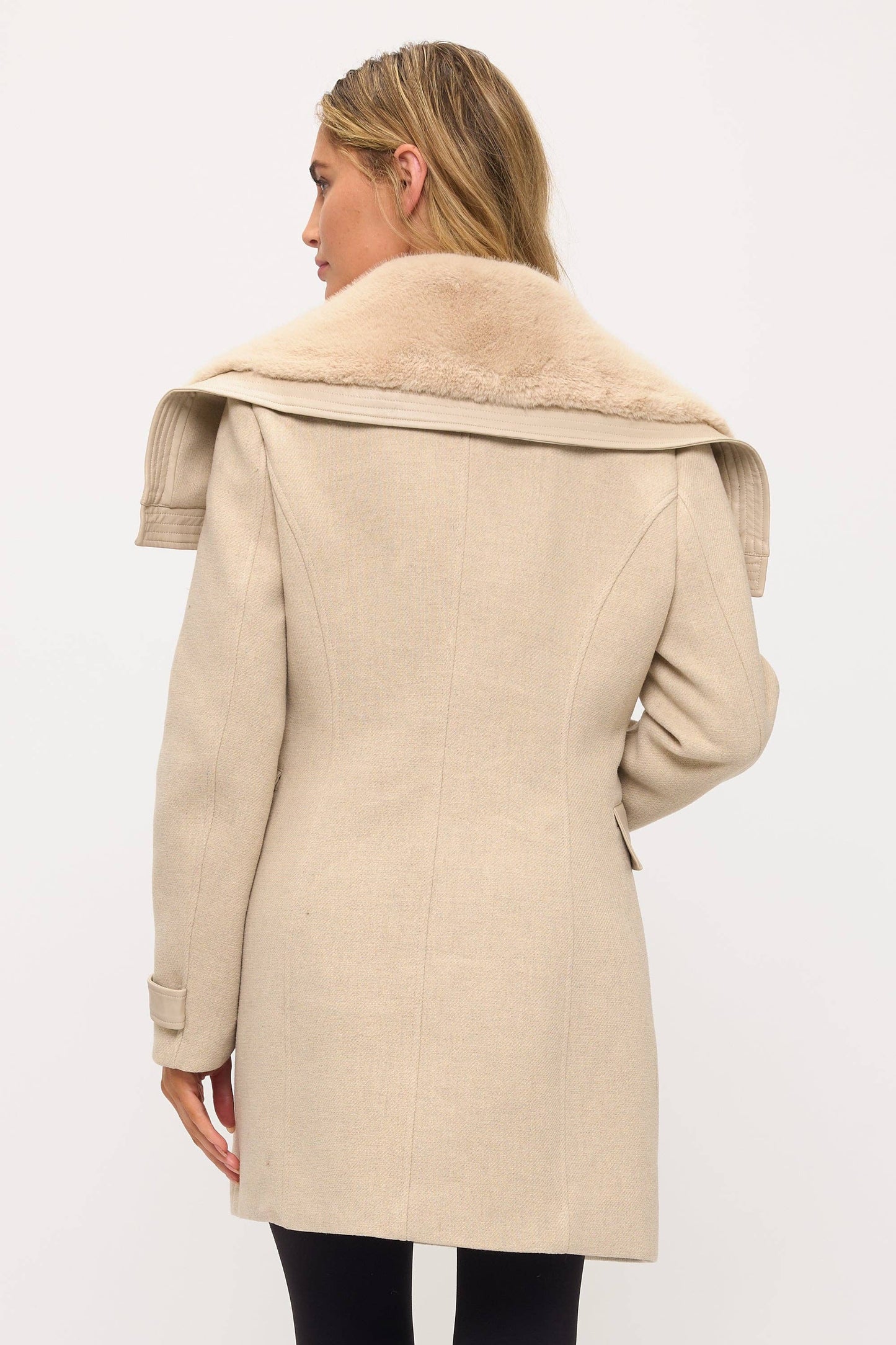 Vogue Elite Vegan Wool Wrap Coat