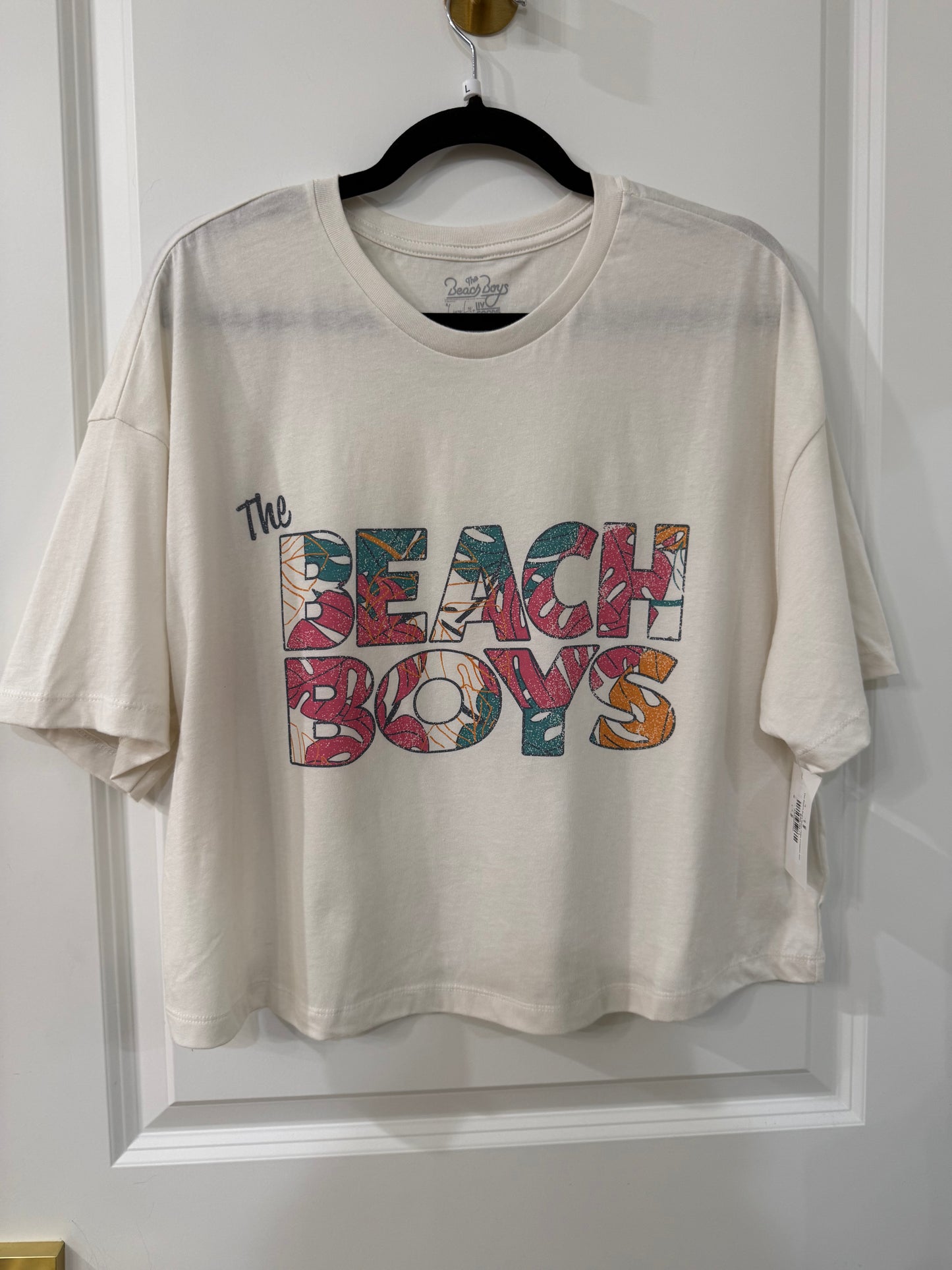 The Beach Boys Neon Palm Cropped Tee