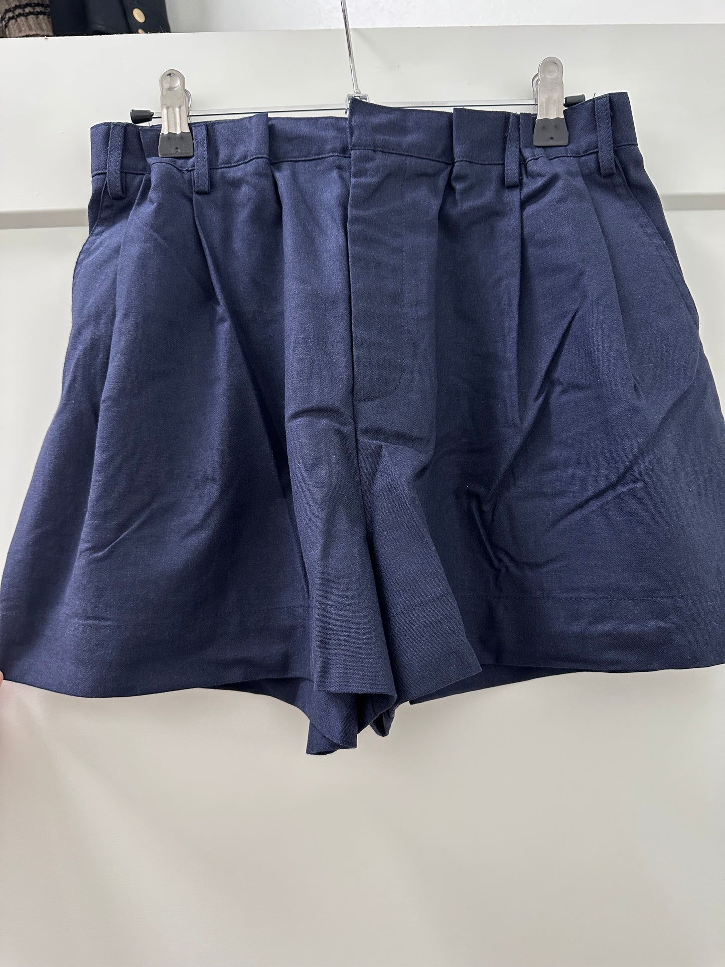 HIGH WAISTED Navy SHORTS