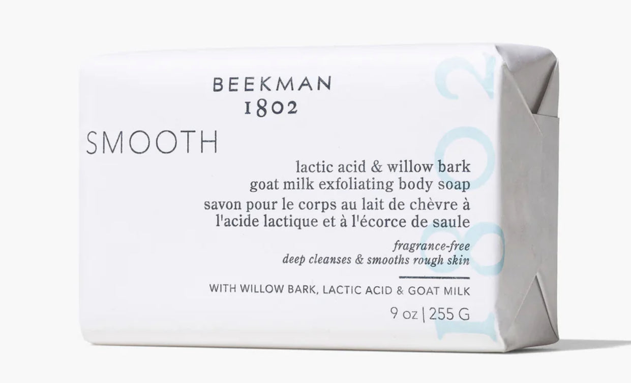 BEEKMAN Smooth Willow Bark Bar Soap