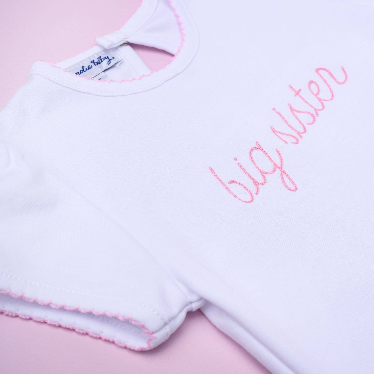 Big Sister Embroidered T-Shirt