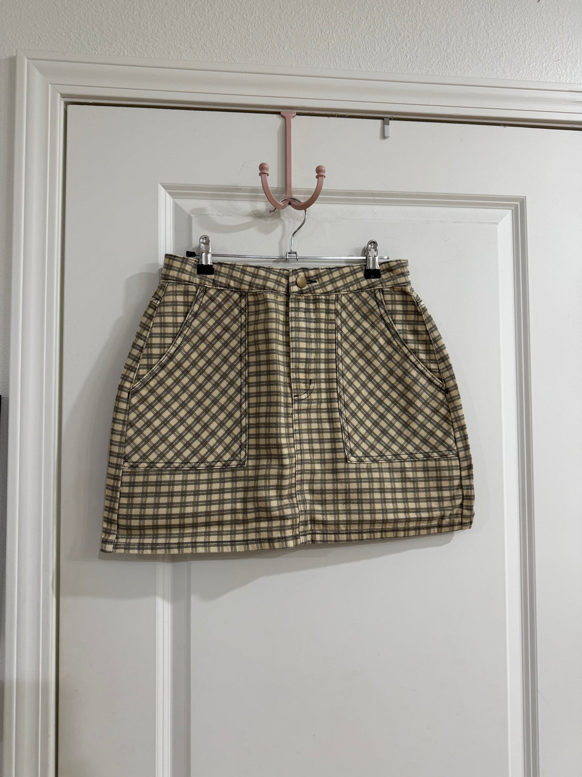 MINI CHECKER PATTERN SKIRT Set