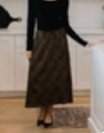 Midnight Jaguar Skirt