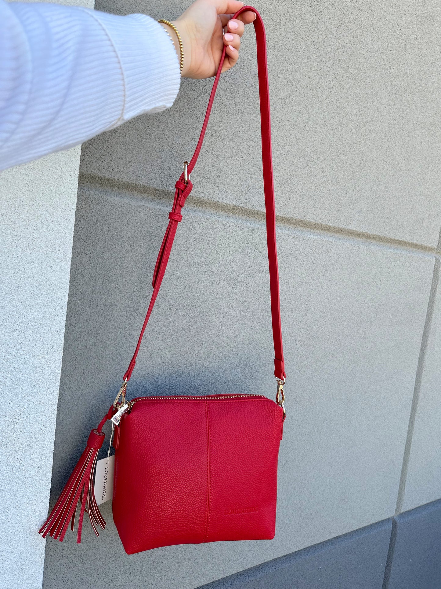 Kasey Eddie crossbody-red