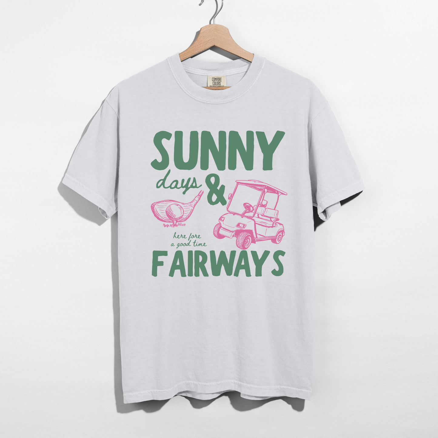 Sunny Fairways Golf Graphic Tee