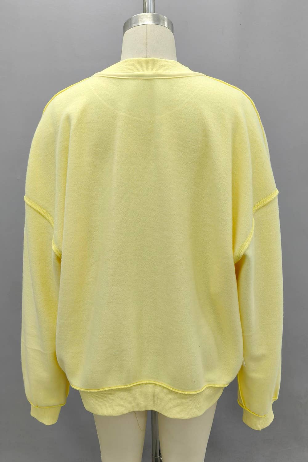 CIAO Print Reversible Mock Neck Sweatshirt