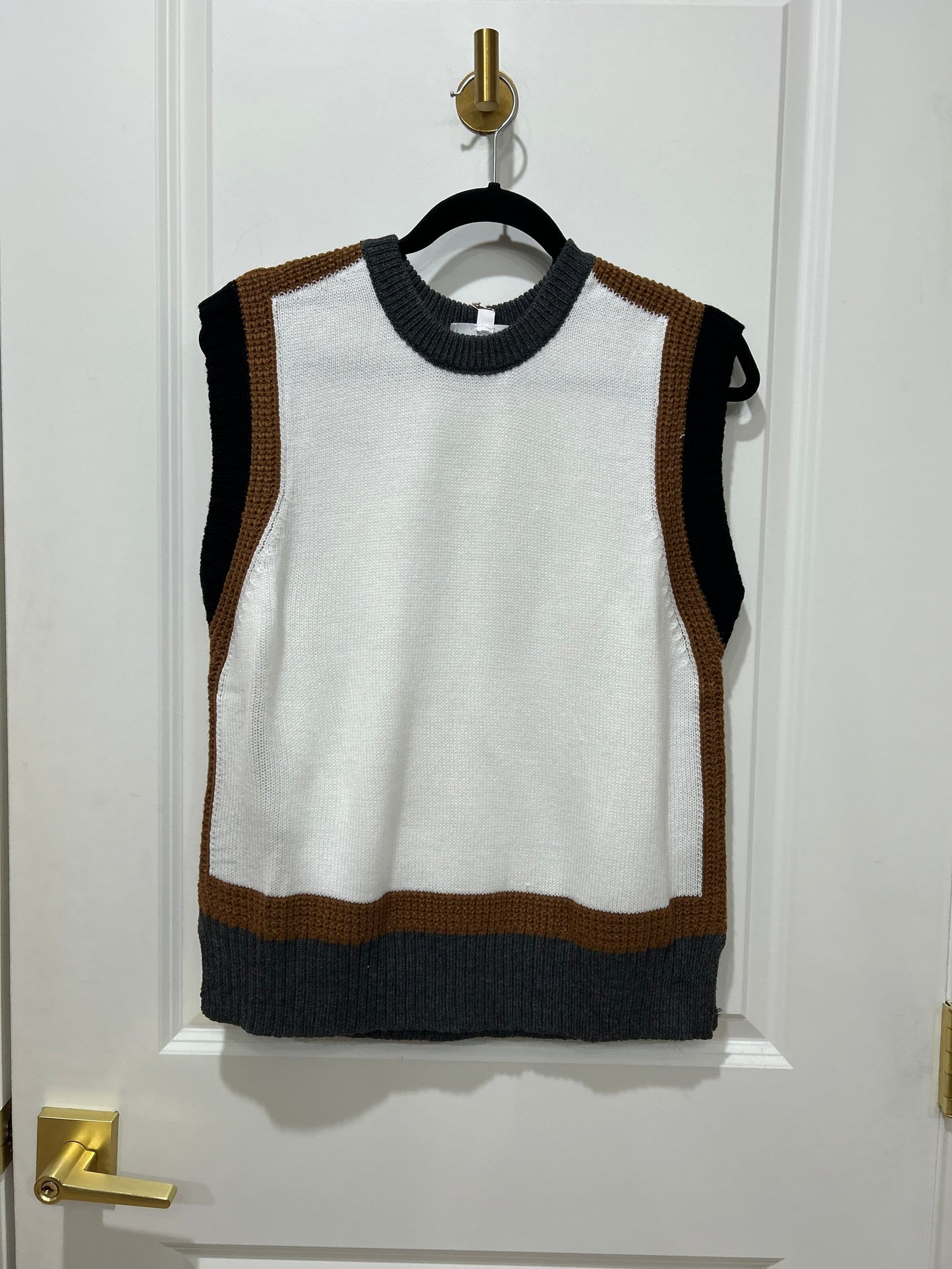 almond milk cap sleeve knit top