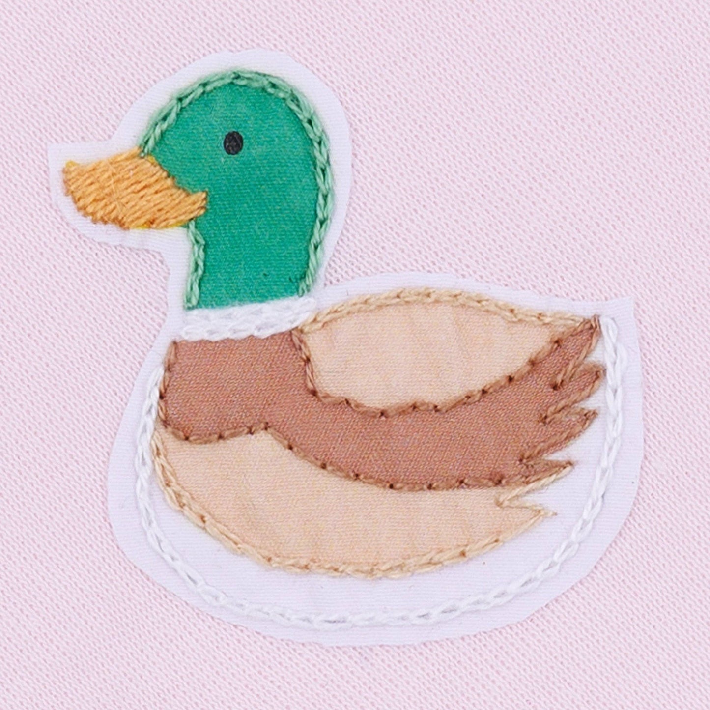 Mini Mallard Embroidered Bubble - Pink