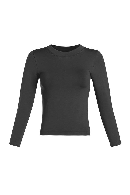 dynamic long sleeve ONE SIZE top ( 2 colors)