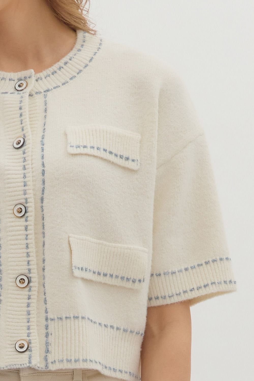 Rio button down cardigan