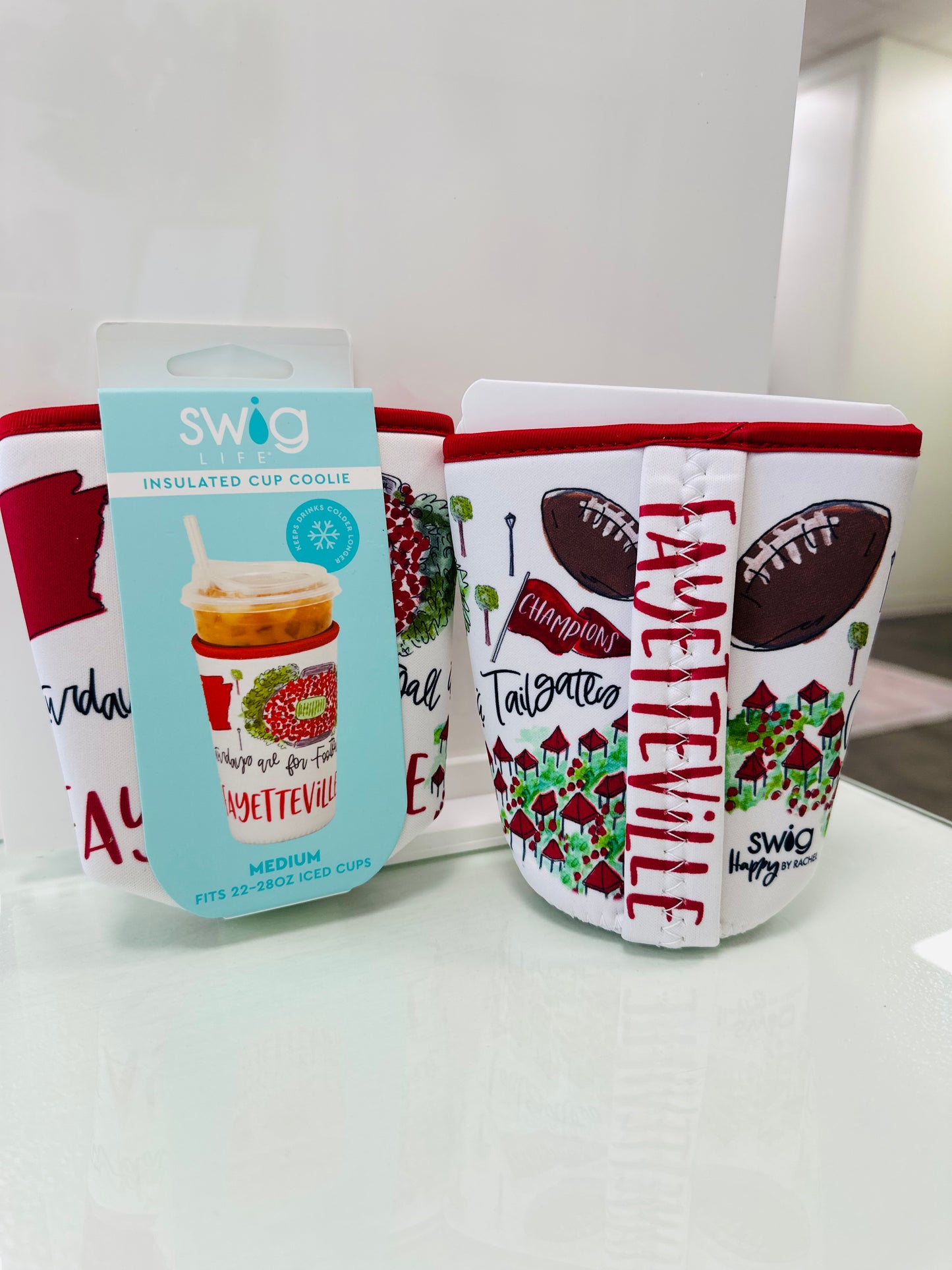 Saturdays in Fayetteville Iced Cup Coolie - Swig