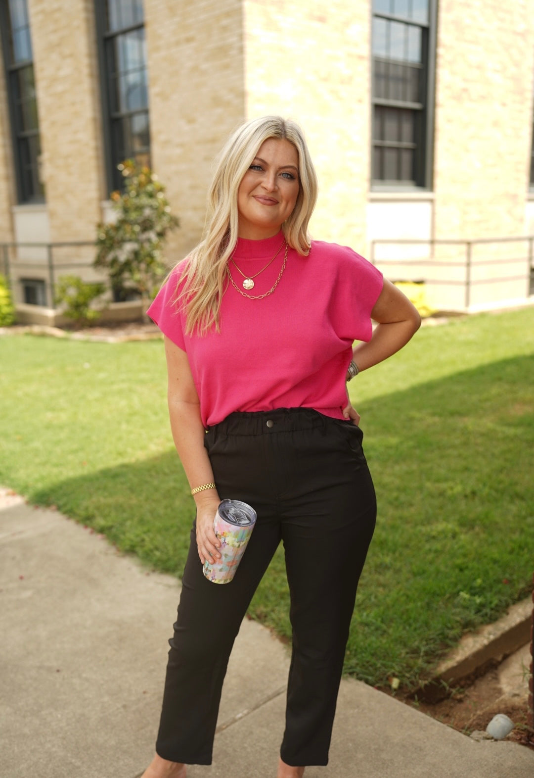 Mock neck top (9 colors)
