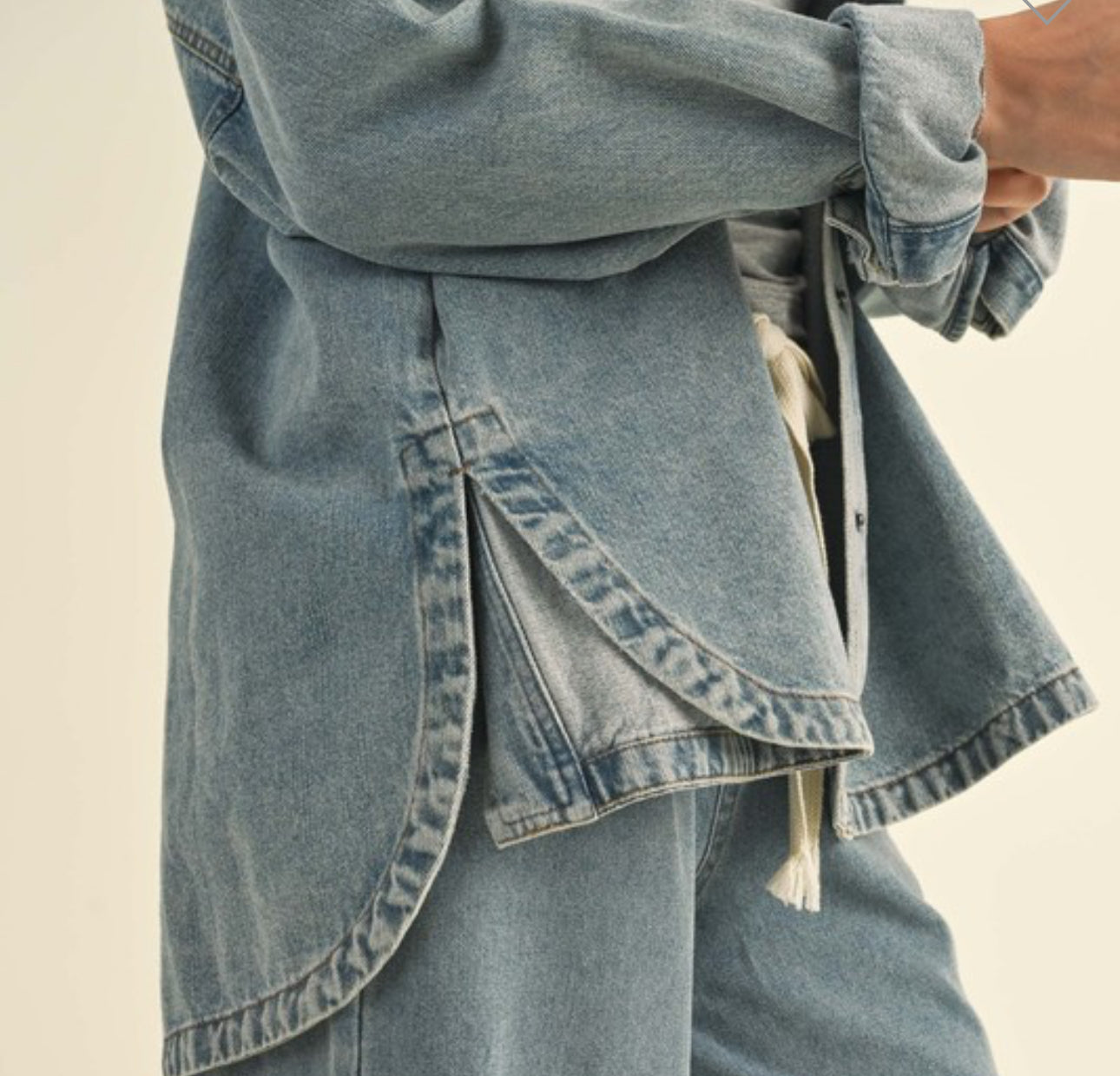 Missy Denim Shacket