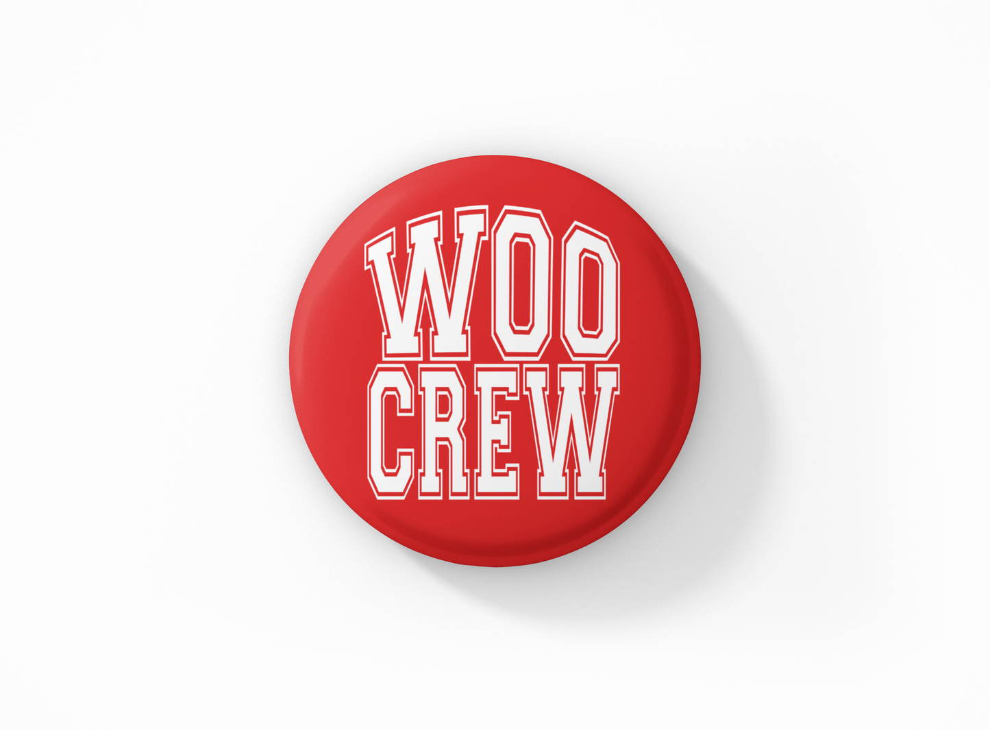 Woo Crew Button Pin