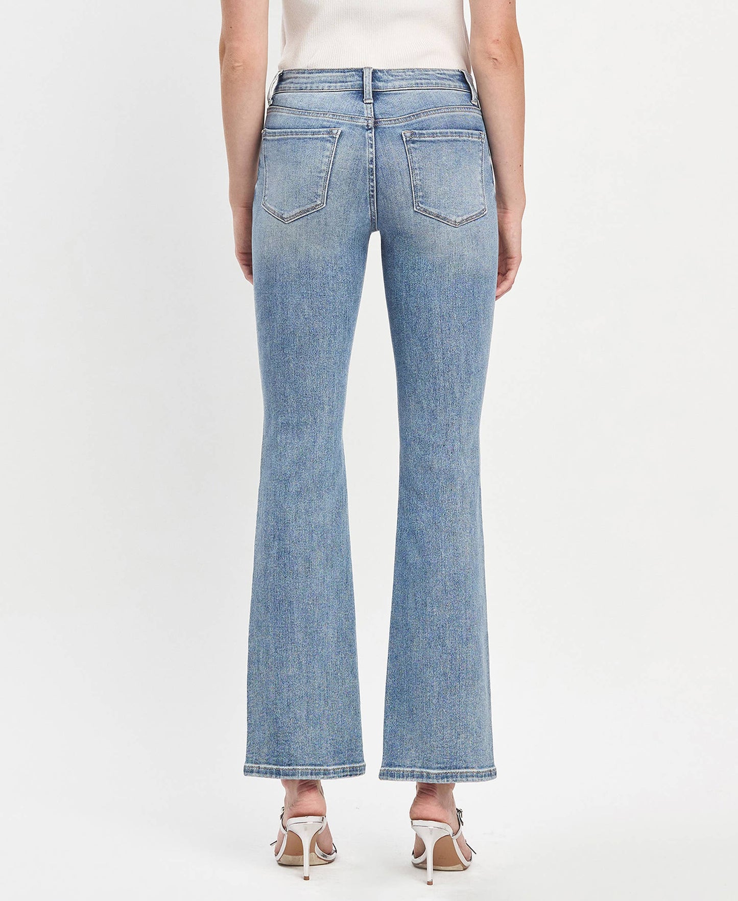 MID RISE FULL LENGTH BOOTCUT JEANS - Futuristic