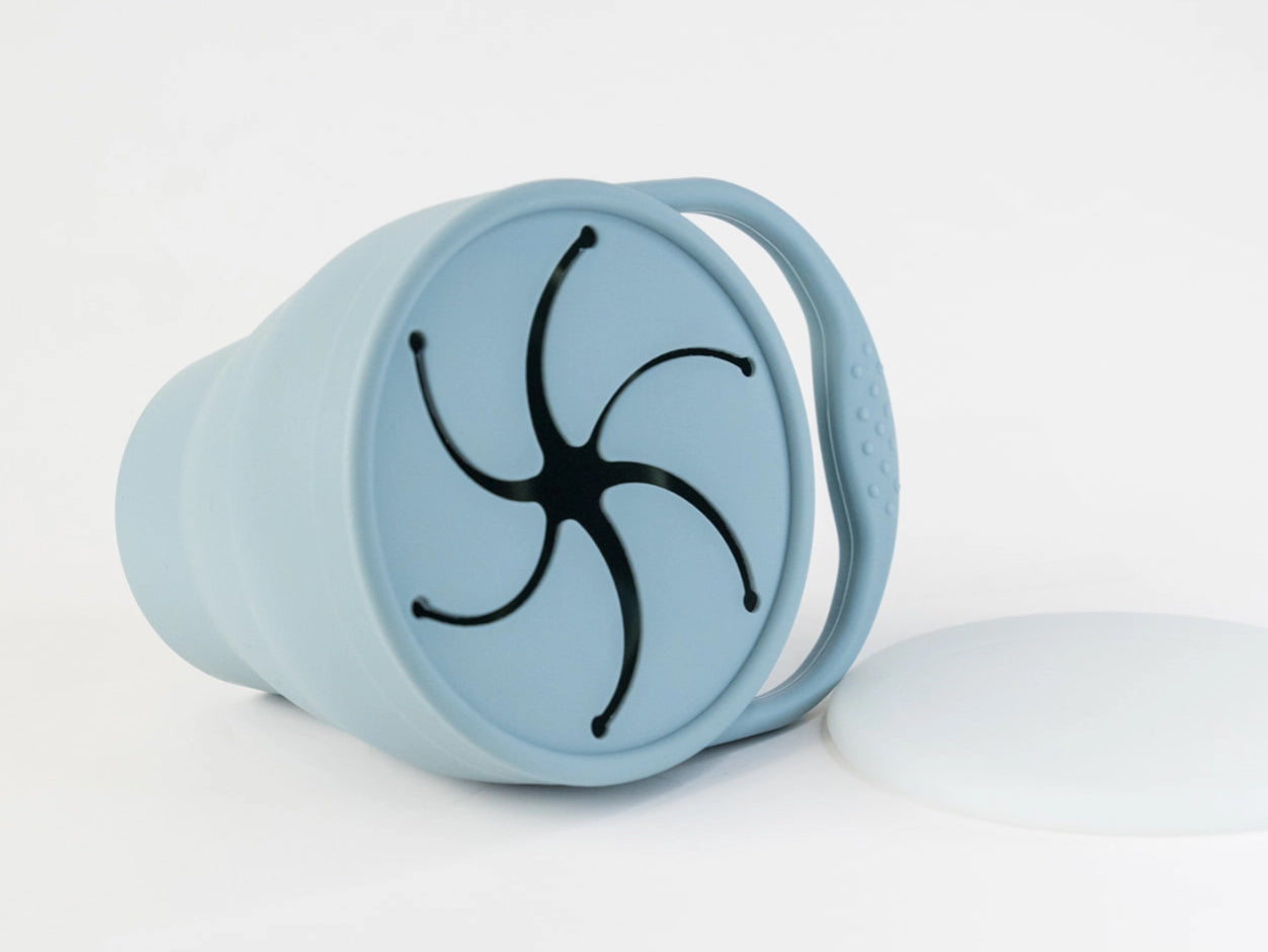 Collapsible Silicone Snack Cup - multiple colors