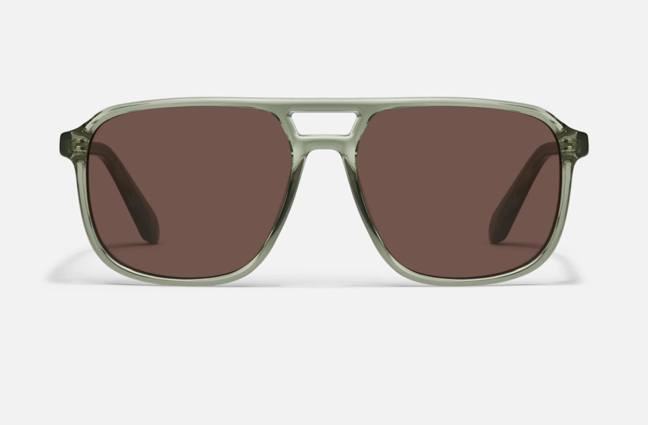 Quay On The Fly Sunglasses - moss