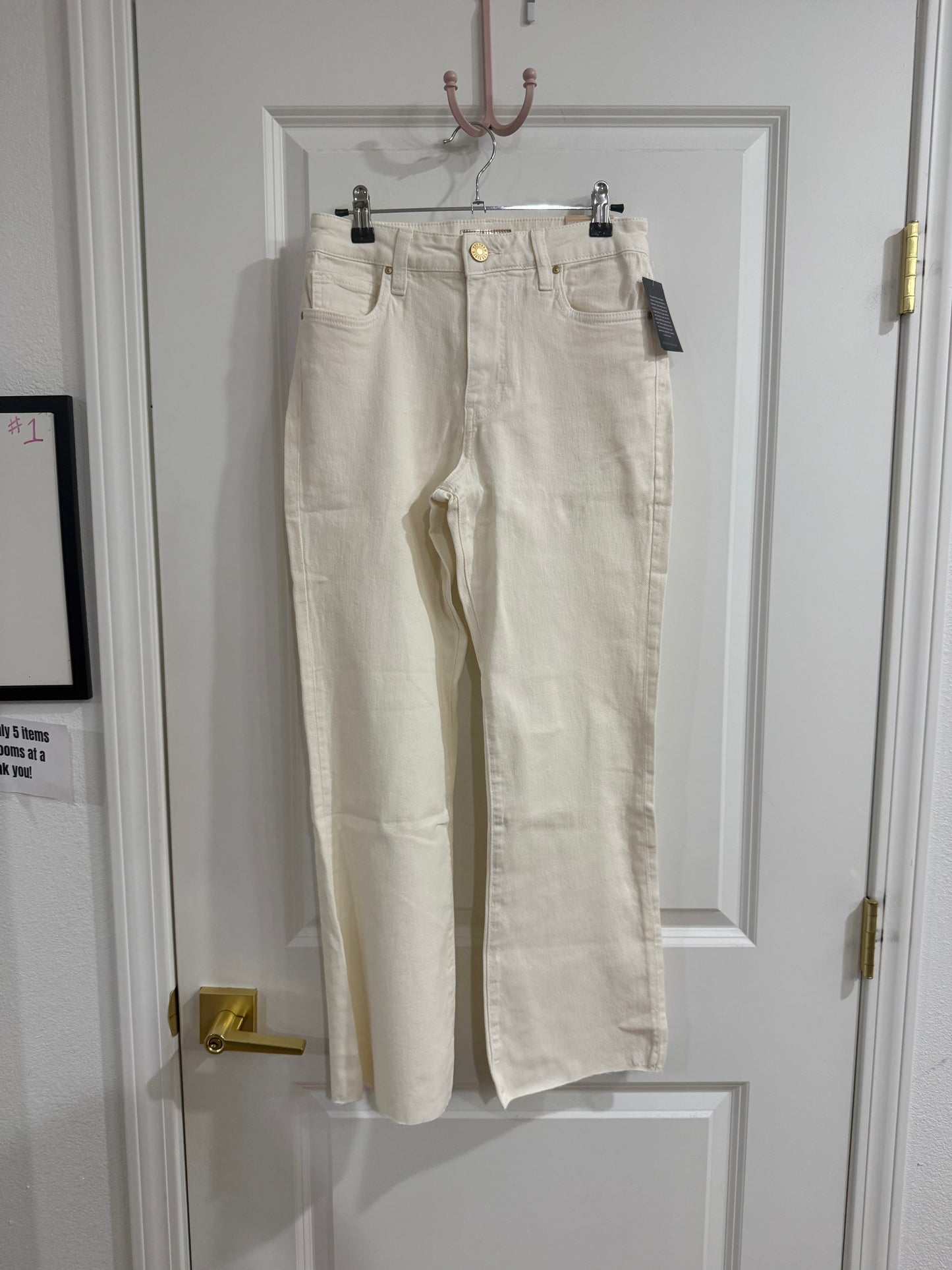 KUT- Kelsey High Rise Ankle (Ecru)