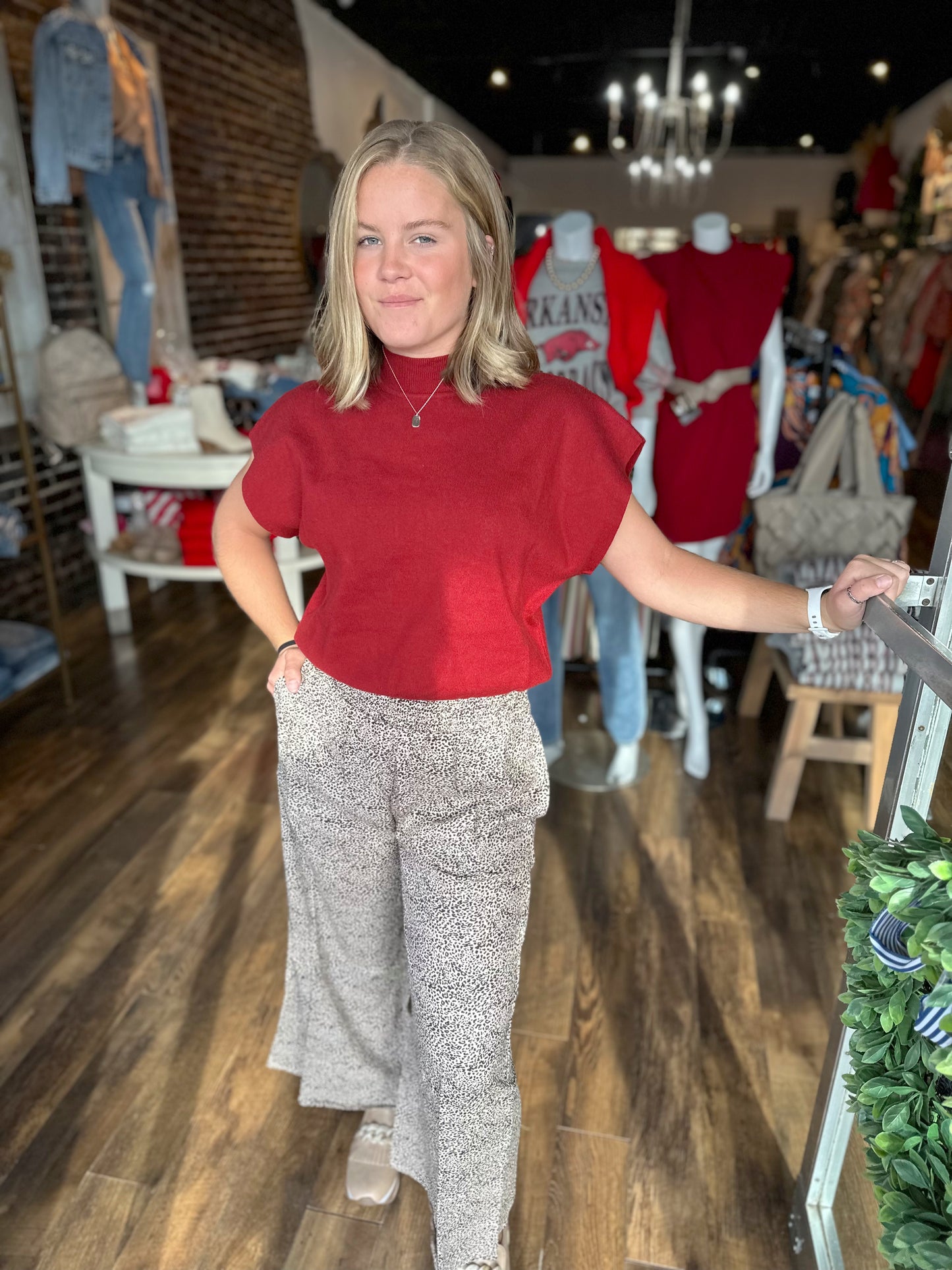 Mock neck top (9 colors)