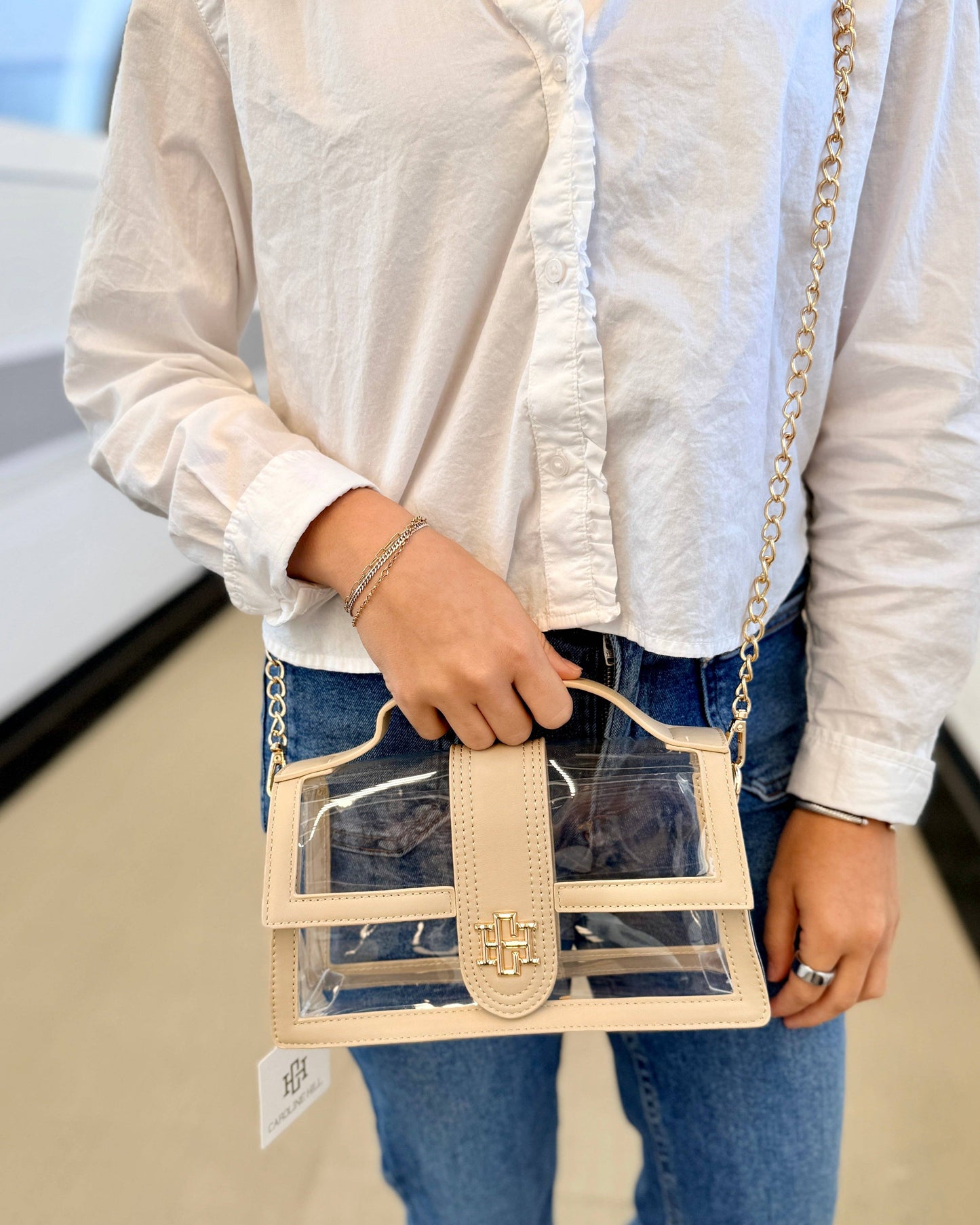 Grace Clear Bag Nude