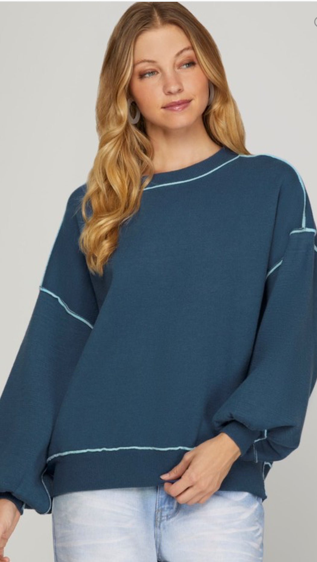 Contrast Sweater (multiple colors)