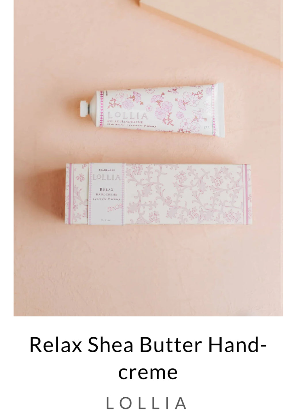 Relax Handcreme - Lollia