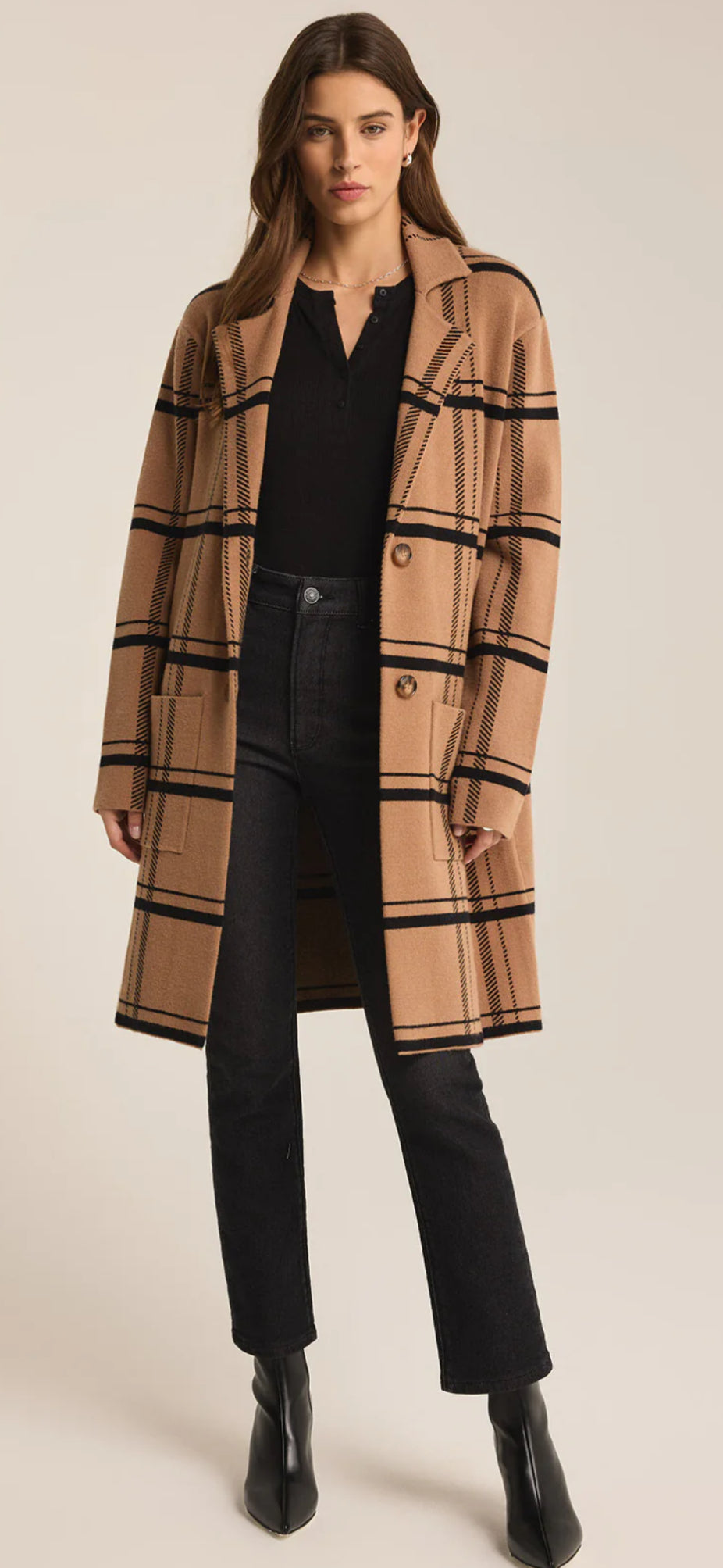 Timber Plaid Cardigan Campfire - Z Supply *was $149 final sale+