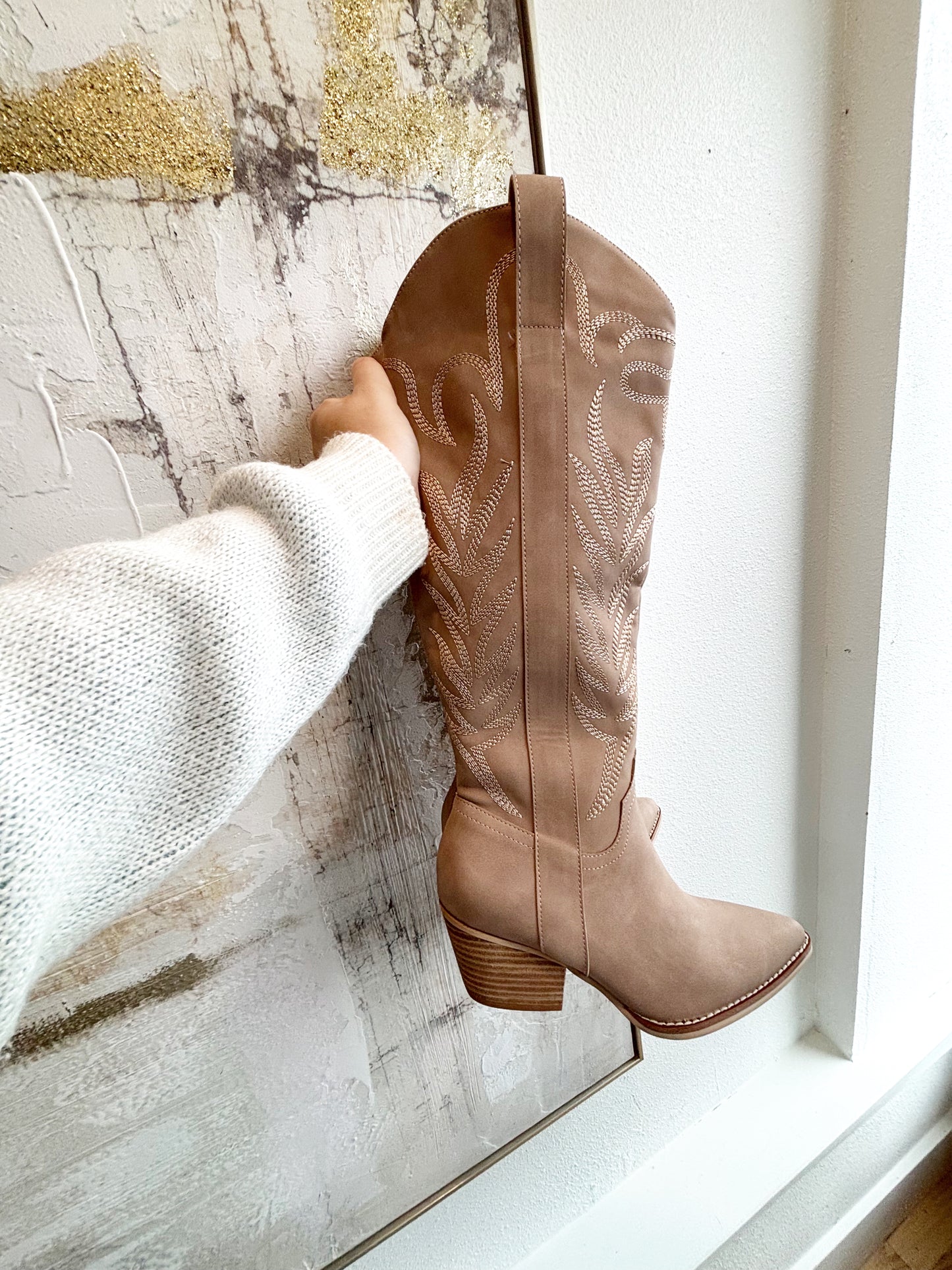 Cedar Wood Western Boot