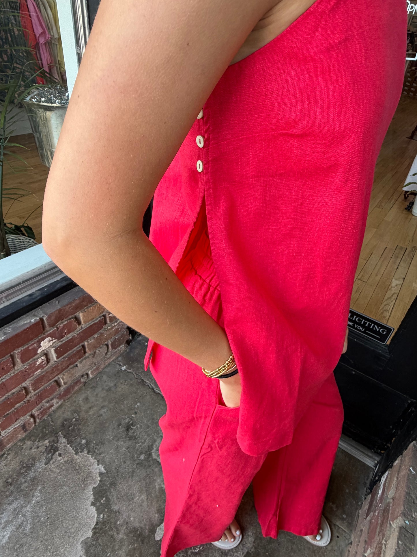 Chandler Linen Pant Set