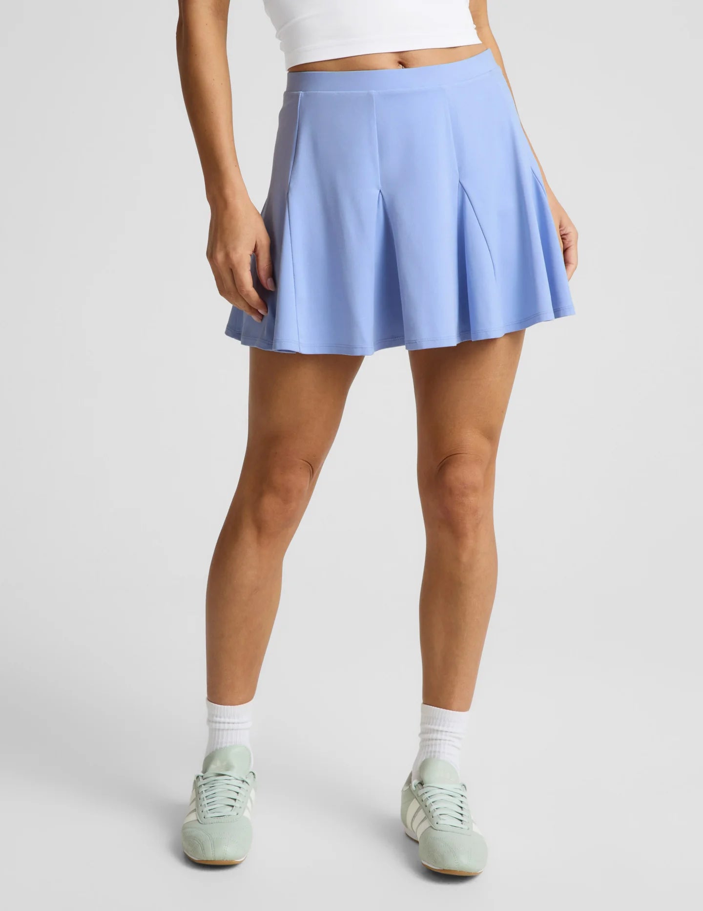 flounce this way skirt pastel periwinkle BEYOND YOGA