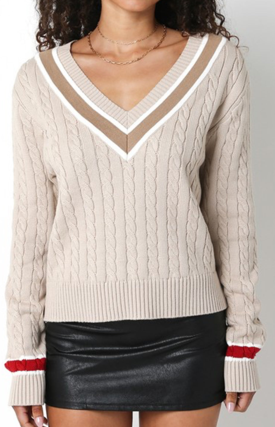 Varsity Sweater (multiple colors) *was $52 final sale