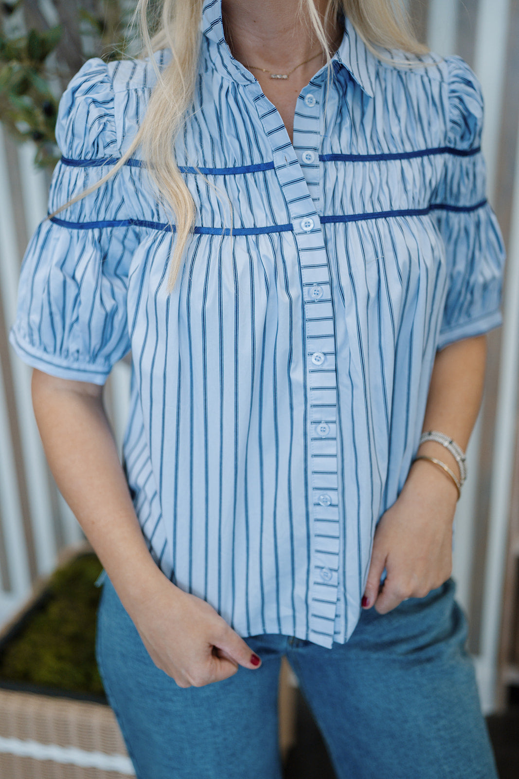 Stripe button down - Karlie