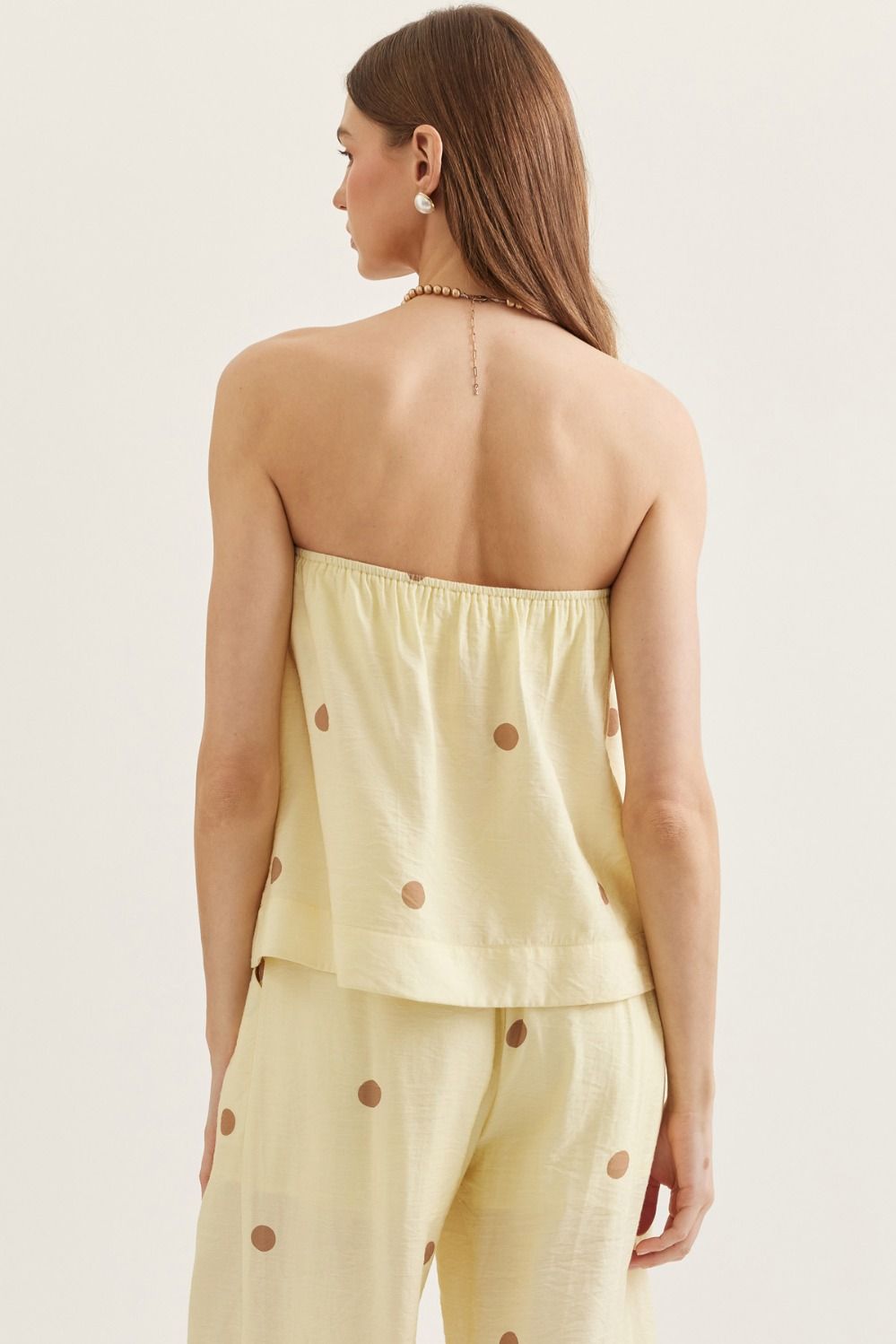 Lemon Polka Dot Set