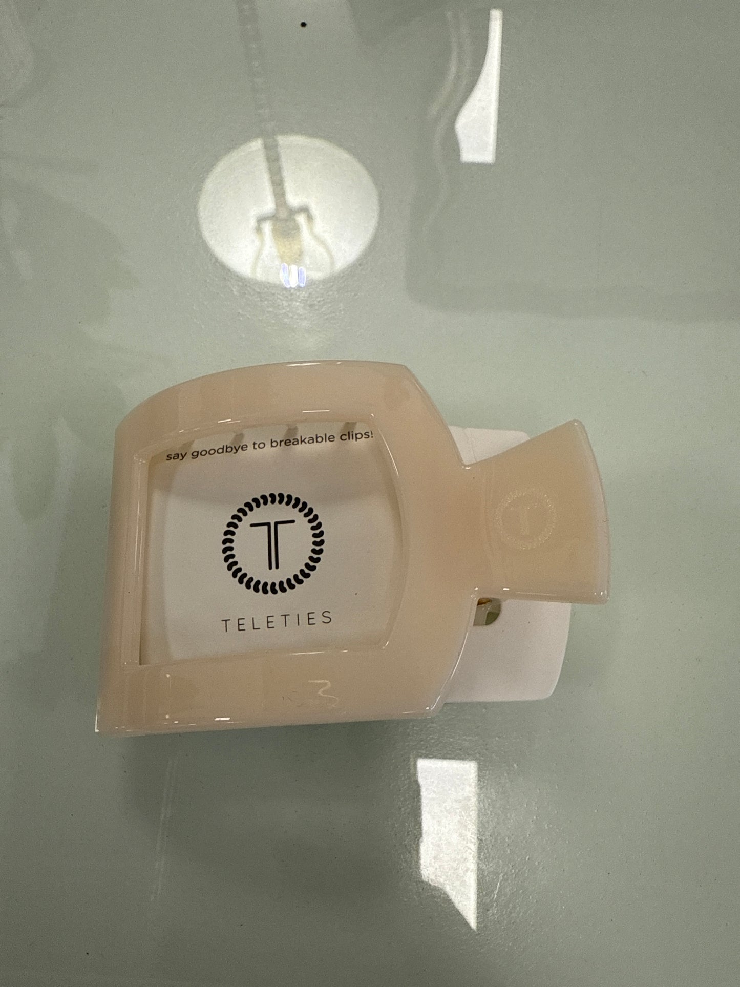 Flat Hair Clip | Small | Almond Beige