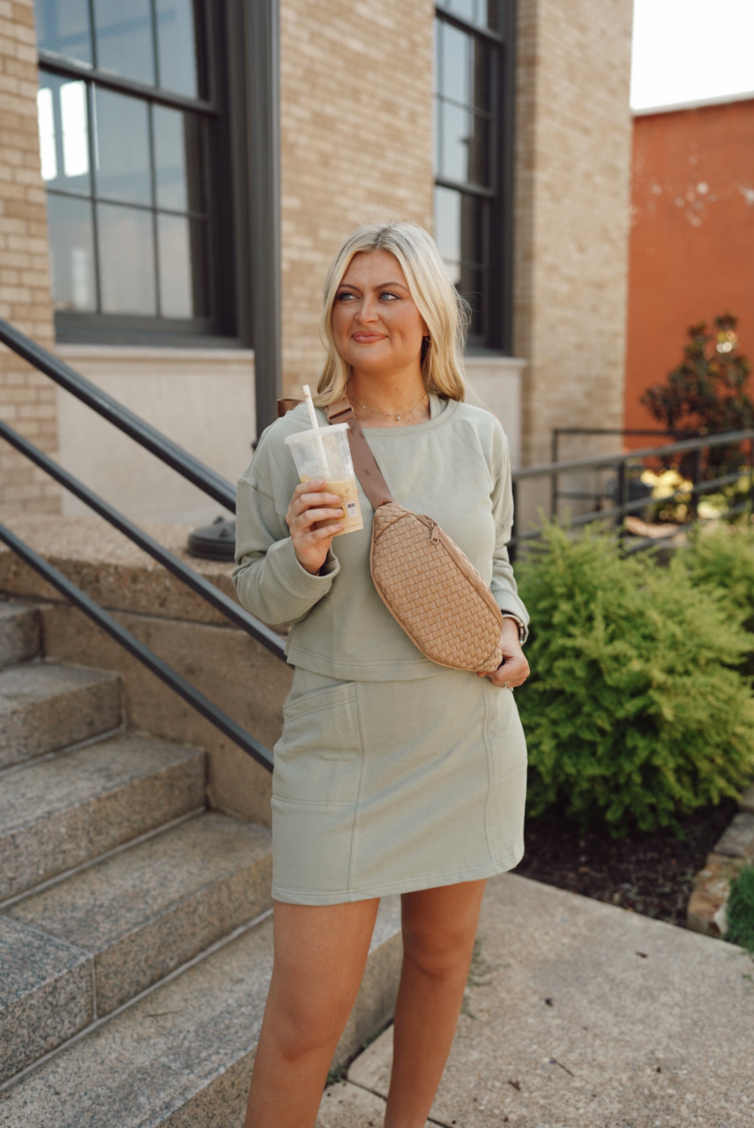 Sea Green 2 piece dress set
