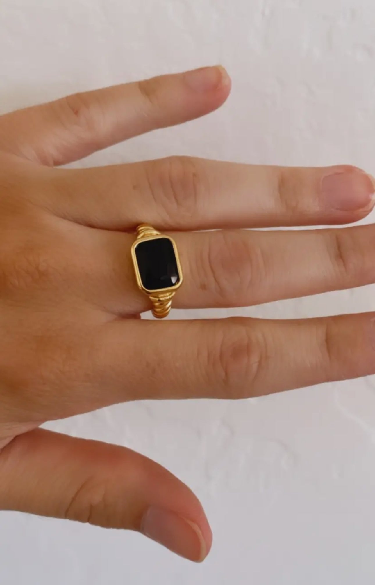 Chunky Gemstone Ring (3 colors)