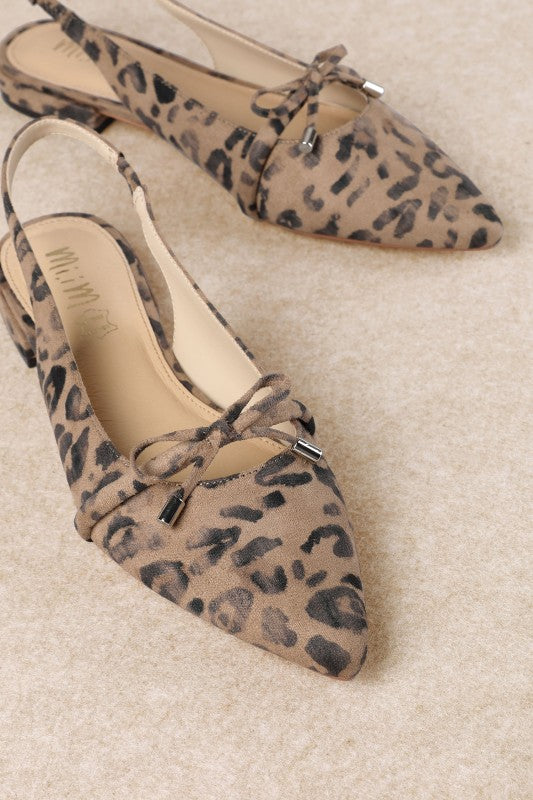Leopard Slingback