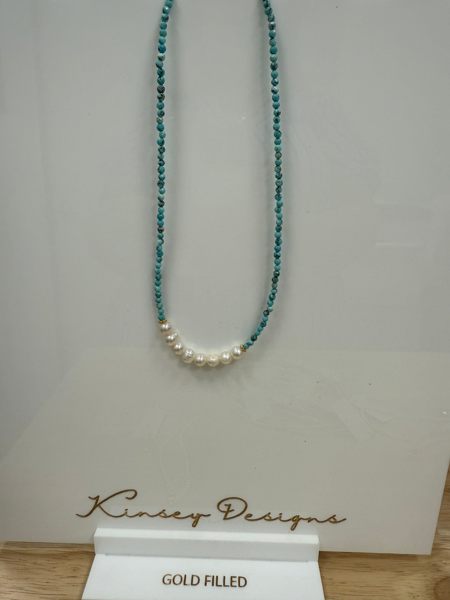 Corrine Turquoise necklace - Kinsey Designs