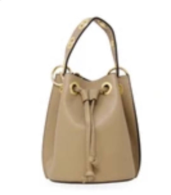 GENUINE ITALIAN LEATHER BUCKET BAG