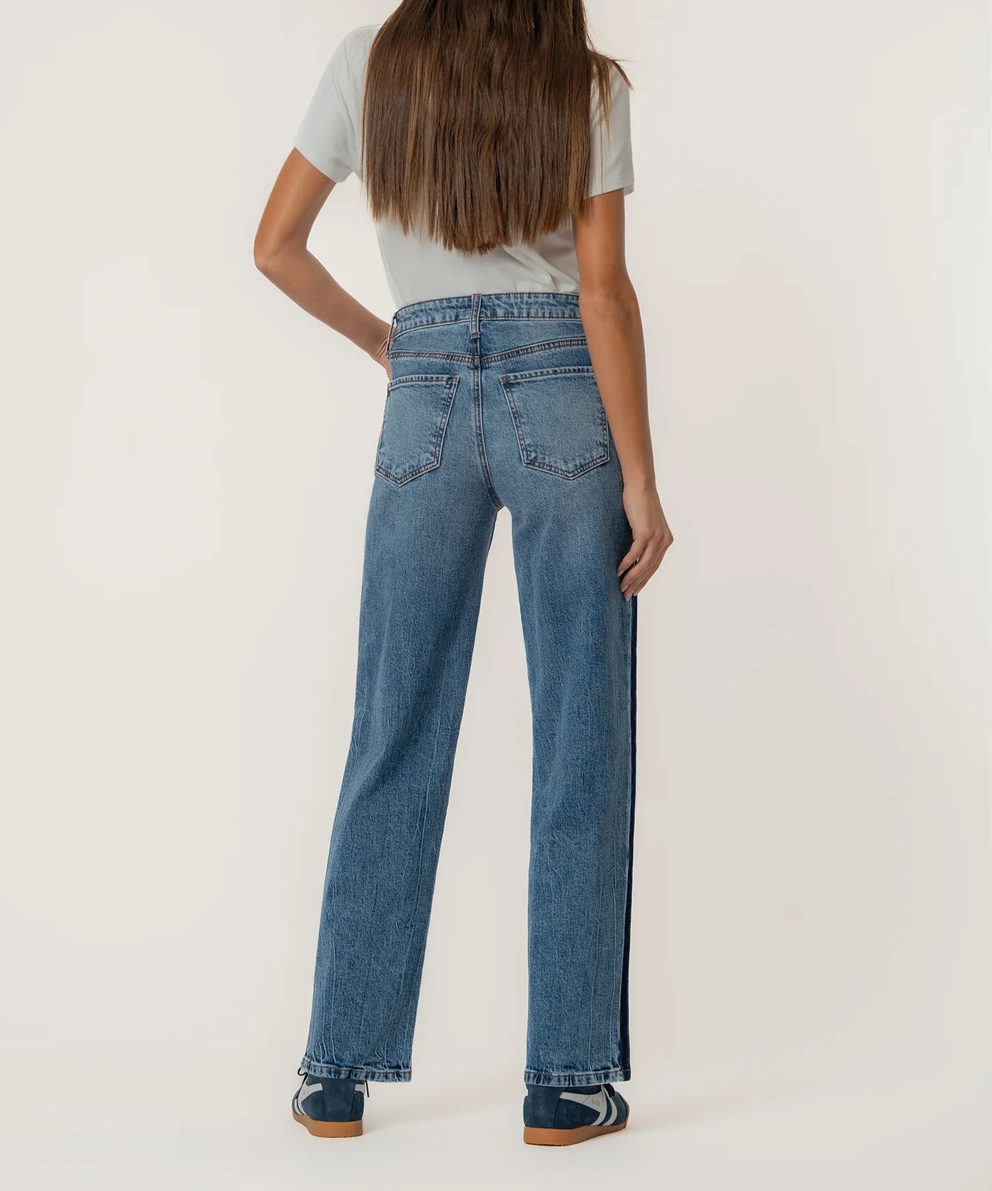 KUT-Sienna High rise straight jean