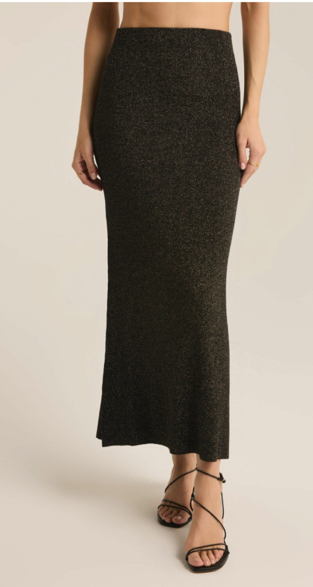 Goldie Midi Skirt Black - Z Supply