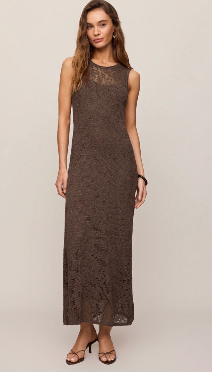 Claremont midi dress cocoa latte - Z Supply