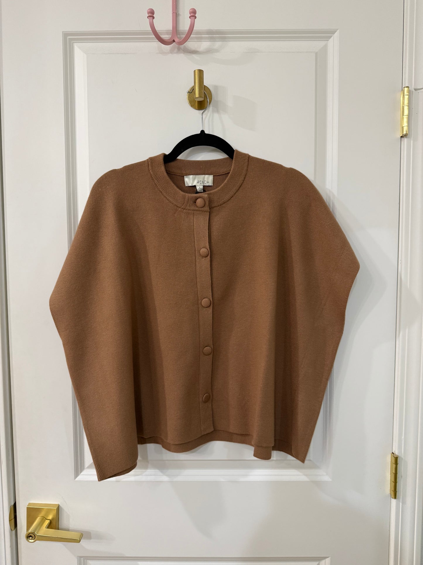 Button Cap Sleeve Sweater (multiple colors)