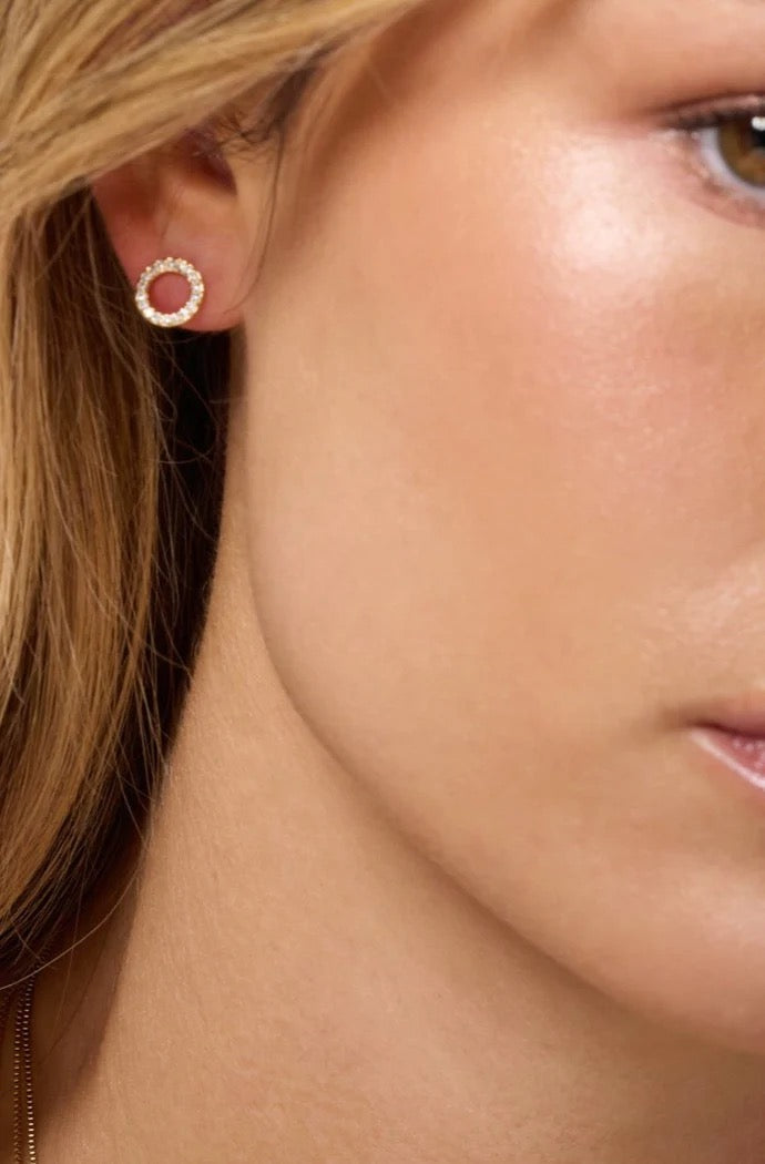 Halo STUD EARRING- Kinsey Designs