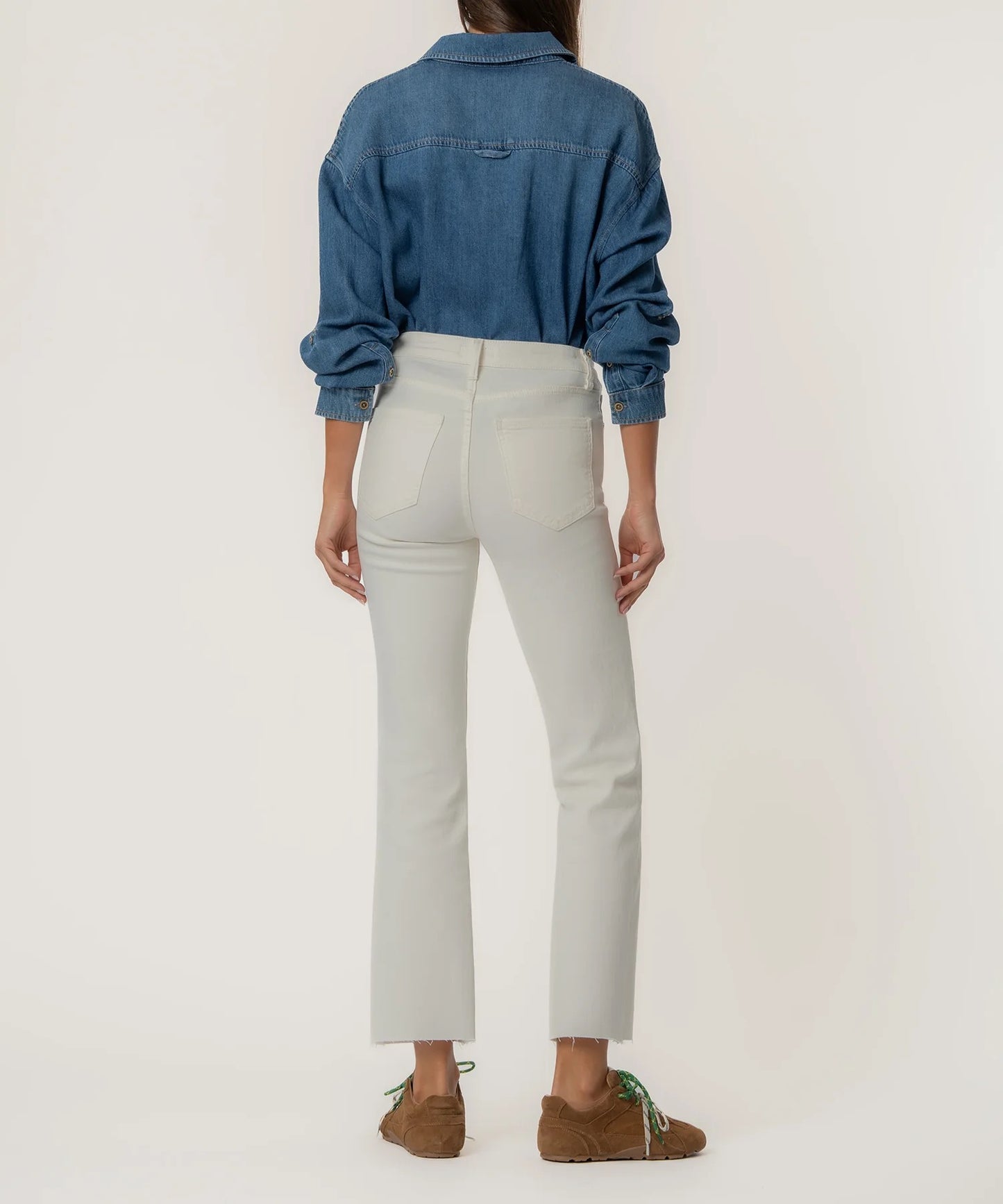 KUT- Kelsey High Rise Ankle (Ecru)