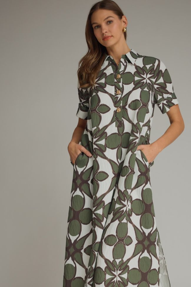 Justine midi - Olive
